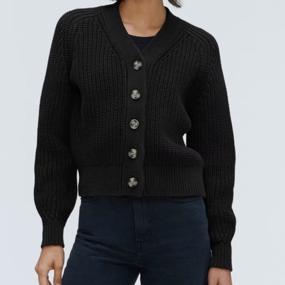 Everlane Textured Crop cardigan - Picture 2 of 8